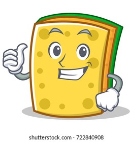 Thumbs up sponge cartoon character funny