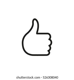 thumbs up, great, hand, icon, vector icon, eps10