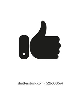 thumbs up, great, hand, icon, vector icon, eps10