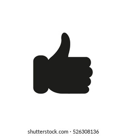 thumbs up, great, hand, icon, vector icon, eps10