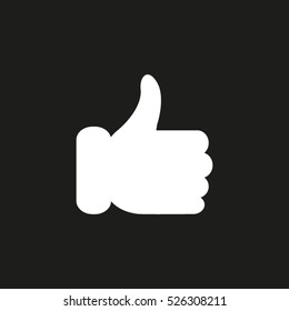 thumbs up, great, hand, icon, vector icon, eps10