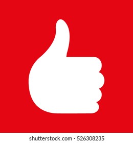 thumbs up, great, hand, icon, vector icon, eps10