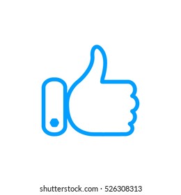 thumbs up, great, hand, icon, vector icon, eps10