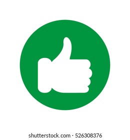 thumbs up, great, hand, icon, vector icon, eps10