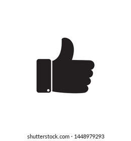 thumbs up, icon vector illustration logo template