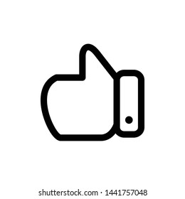 Thumbs up, like, favorite Icon