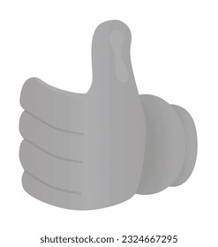 Thumbs up. Like icon. vector