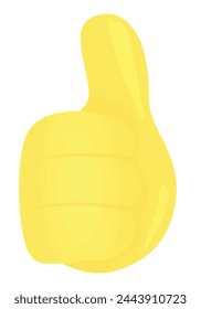 Thumbs up. Like icon. vector