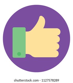 Thumbs up, a universal sign language of appreciation