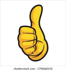 thumbs up vector design. top symbol. like gesture