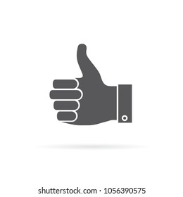 Thumbs up vector icon