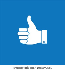 Thumbs up vector icon