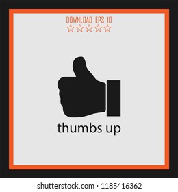 thumbs up vector icon