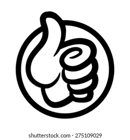 Thumbs Up Vector Icon