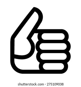 Thumbs Up Vector Icon