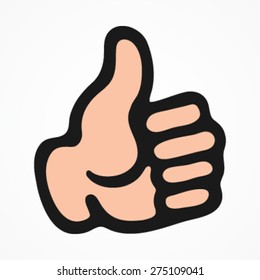 Thumbs Up Vector Icon