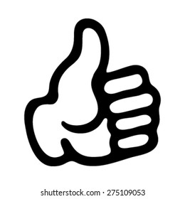 Thumbs Up Vector Icon