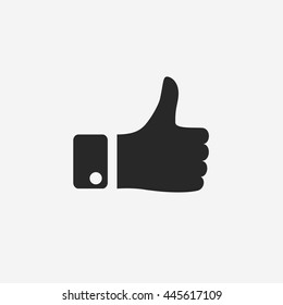 Thumbs up vector icon
