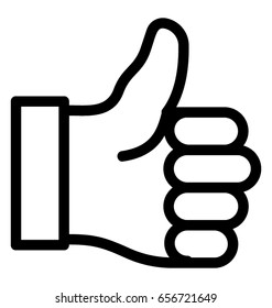 Thumbs Up Vector Icon