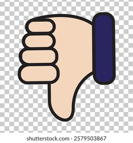 thumbs up vector illustration design,thumbs up vector,agree sign,cream and dark blue color