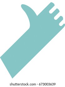 Thumbs Up Vector Illustration. Positive Icon.