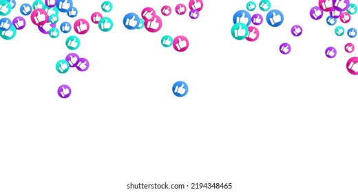 Wirft Vektorgrafiken wie Symbole sozialer Medien auf. Empfehlungssymbole, Etiketten guter Wahl. Wählen Sie Web-Buttons oder beraten Sie mit der Hand. Soziale Medien wie Symbole. Empfohlene Symbole verstreuen. Ähnliche Symbole
