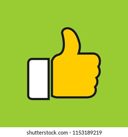 Thumbs-Up vektor icon