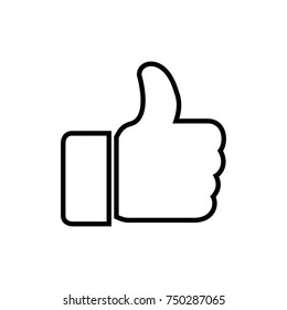 Thumbs-Up vektor icon