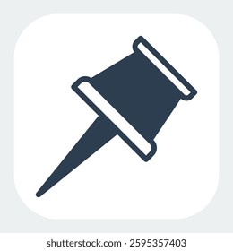 thumbtack icon filled black style