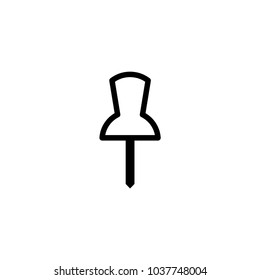 thumbtack icon vector