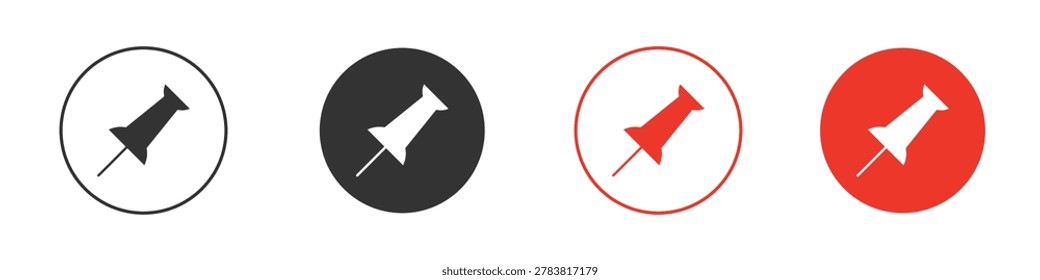 Thumbtack icon vector design good for web or mobile app