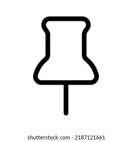 Thumbtack Icon Vector Symbol Design Illustration