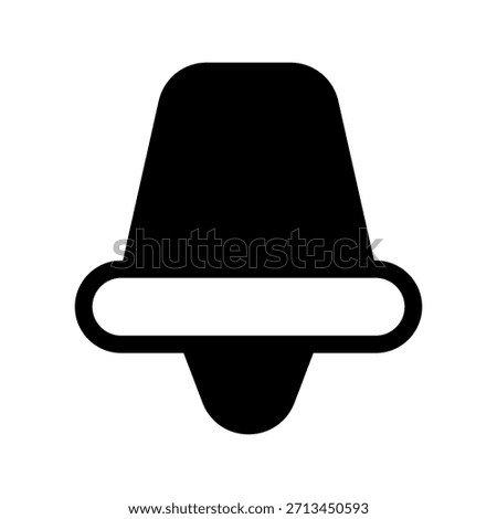 Thumbtack Icon Vector Symbol Design Illustration