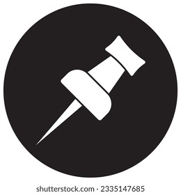 thumbtack icon vector template illustration logo design
