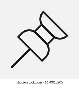 Icono de vector blanco y negro de la línea de miniaturas.