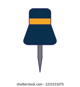 Thumbtack pin symbol