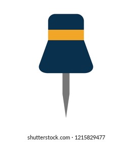 Thumbtack pin symbol