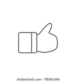 Thump up icon vector