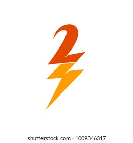 Thunder Abstract Logo