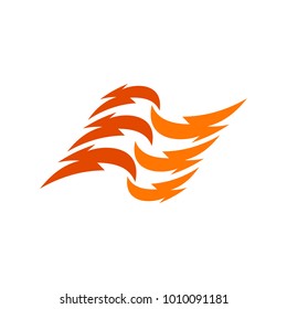 Thunder Abstract Logo