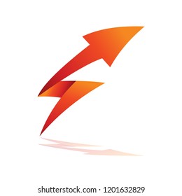 Thunder Arrow With Initial S logo