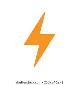 Thunder Bold Ícones de relâmpago Flash, Ícone de relâmpago. Logotipo elétrico do raio do vetor, conjunto de trovão e raios, Design do ícone da luz