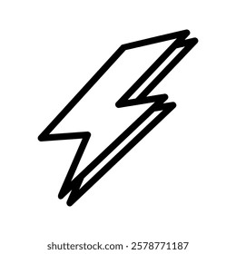 Thunder Bold Lightning Flash icons, Lightning bolt icon. Vector lightning logo electric, set of thunder and lightnings. Lightning bolt signs, Lightnings icon set illustration.
