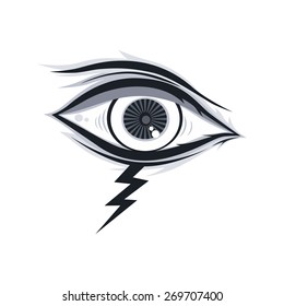 thunder bolt eye