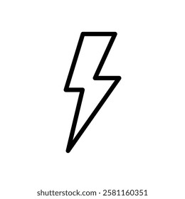 Thunder bolt icon Art design illustration