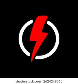 thunder bolt  icons and logo
