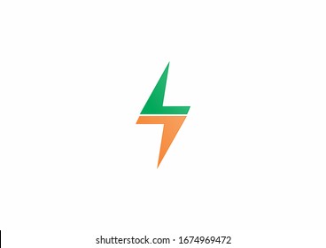 Thunder and Bolt Lighting Flash Icons Vector