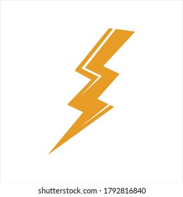 
Juego de Iconos Flash de iluminación de truenos y tornillos. Estilo plano sobre fondo oscuro. Vector - Vector