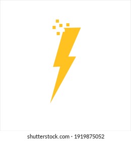 
Flash Icons Set für die Leuchtfeuerleuchten von Thunder und Bolt. Flacher Stil auf dunklem Hintergrund. Vektorgrafik - Vektorgrafik