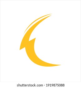 
Thunder and Bolt Lighting Flash Icons Set. Flat Style on Dark Background. Vector - Vector